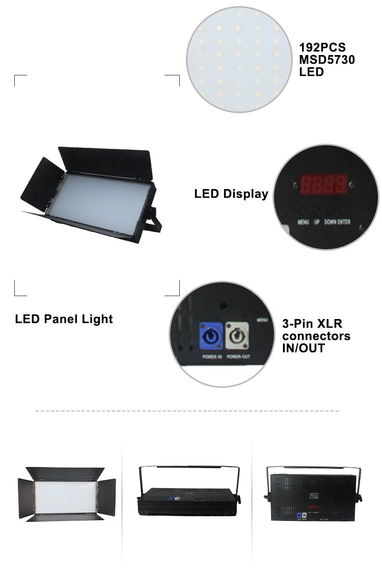 432*0.5w 200K 5600K LED Studio Panel light HS-PAN256B2 - Led stage light - 7